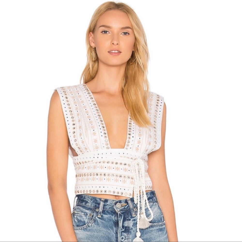 Majorelle Brenna Wrap Around Top